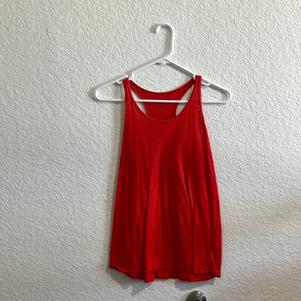 Red tank top
